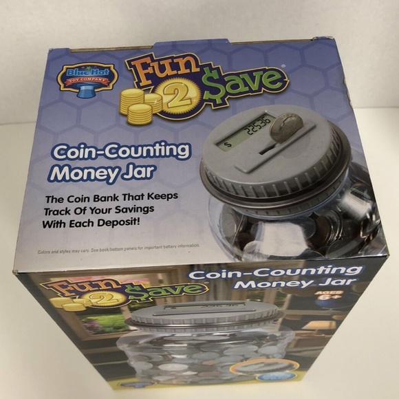 Fun2 Save Coin Money Digital Counting Jar bank NWT - Picture 3 of 5